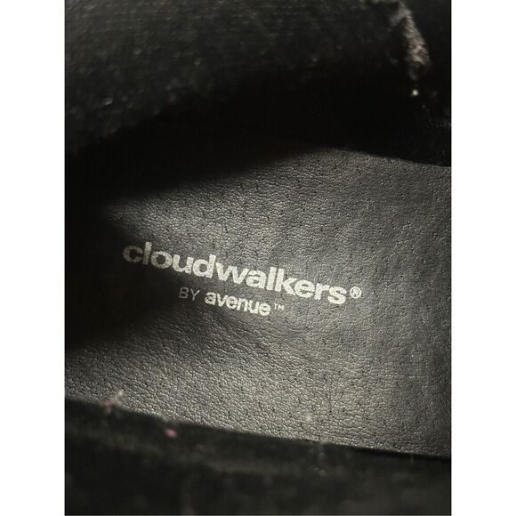 Cloudwalkers by Avenue Cooper Charcoal Black Grey Wide Calf Boots Women 9.5W - Picture 6 of 7